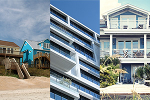 Ortley Beach real estate includes midsize condos and multifamily homes